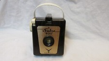 VINTAGE 1950s SABRE 620 CAMERA IN MAHOGANY
