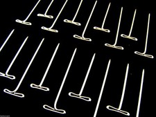 T Pins Nickel Plated Hardened Steel T Pins For Macrame Modelling & Wig Craft