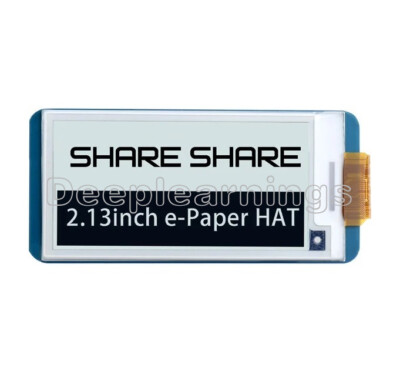 1PCS 2.13 inch e-Paper Hat E-Ink Display SPI for RPi 4B 3B+ Zero/Zero W