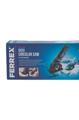 Ferrex 85 mm Mini Kreissäge mit ergonomischem Griff - Ideal für Heimwerker & Basteln