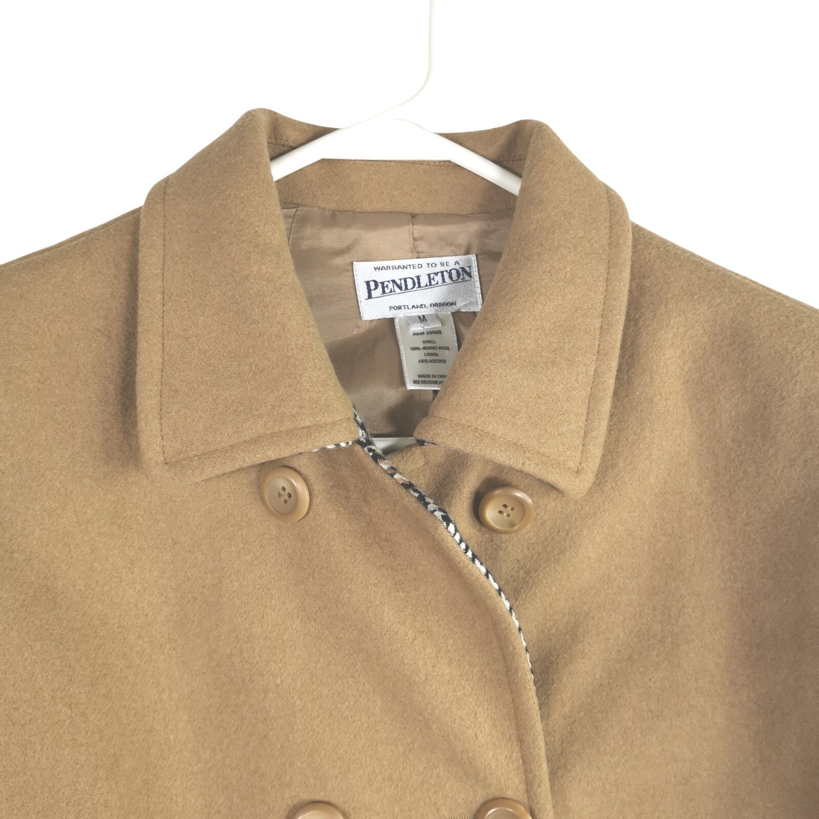 Pendleton Vintage Cropped Wool  Double button Wom… - image 8