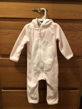 Carter's Baby Girls Hooded Bear Fleece Jumpsuit 18months