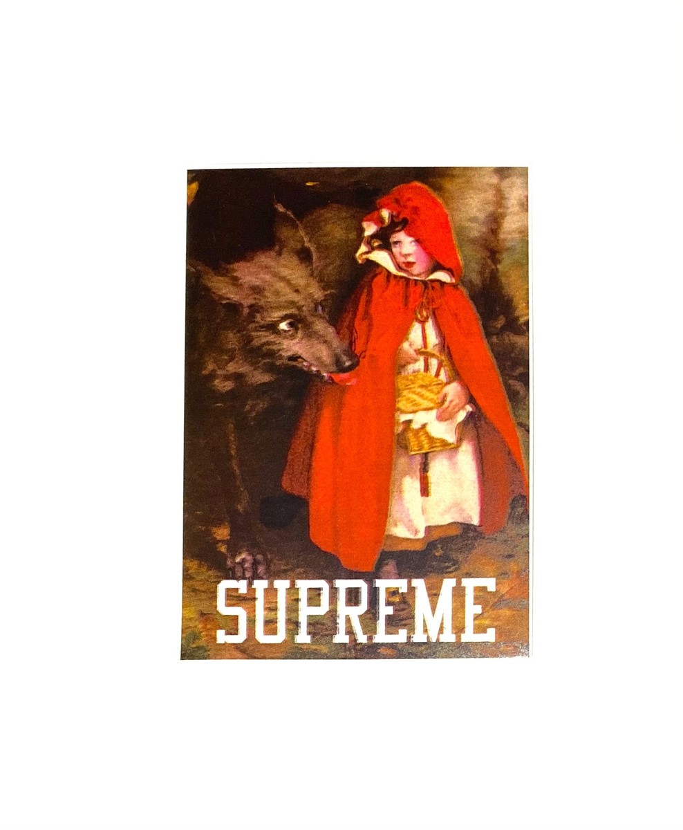 ステッカー有り‼️ Supreme 限定ZINE 2012 Supreme Red Riding Hood Sticker | eBay