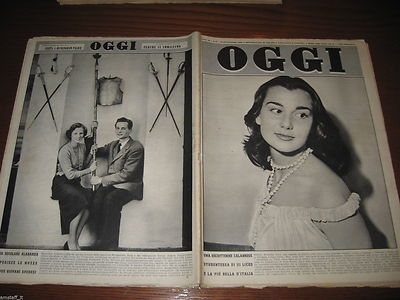 OGGI=1955/37=MISS ITALIA BRUNELLA TOCCI=GIORGIO SAVONUZZI=SAN GENNARELLO=BELL M.