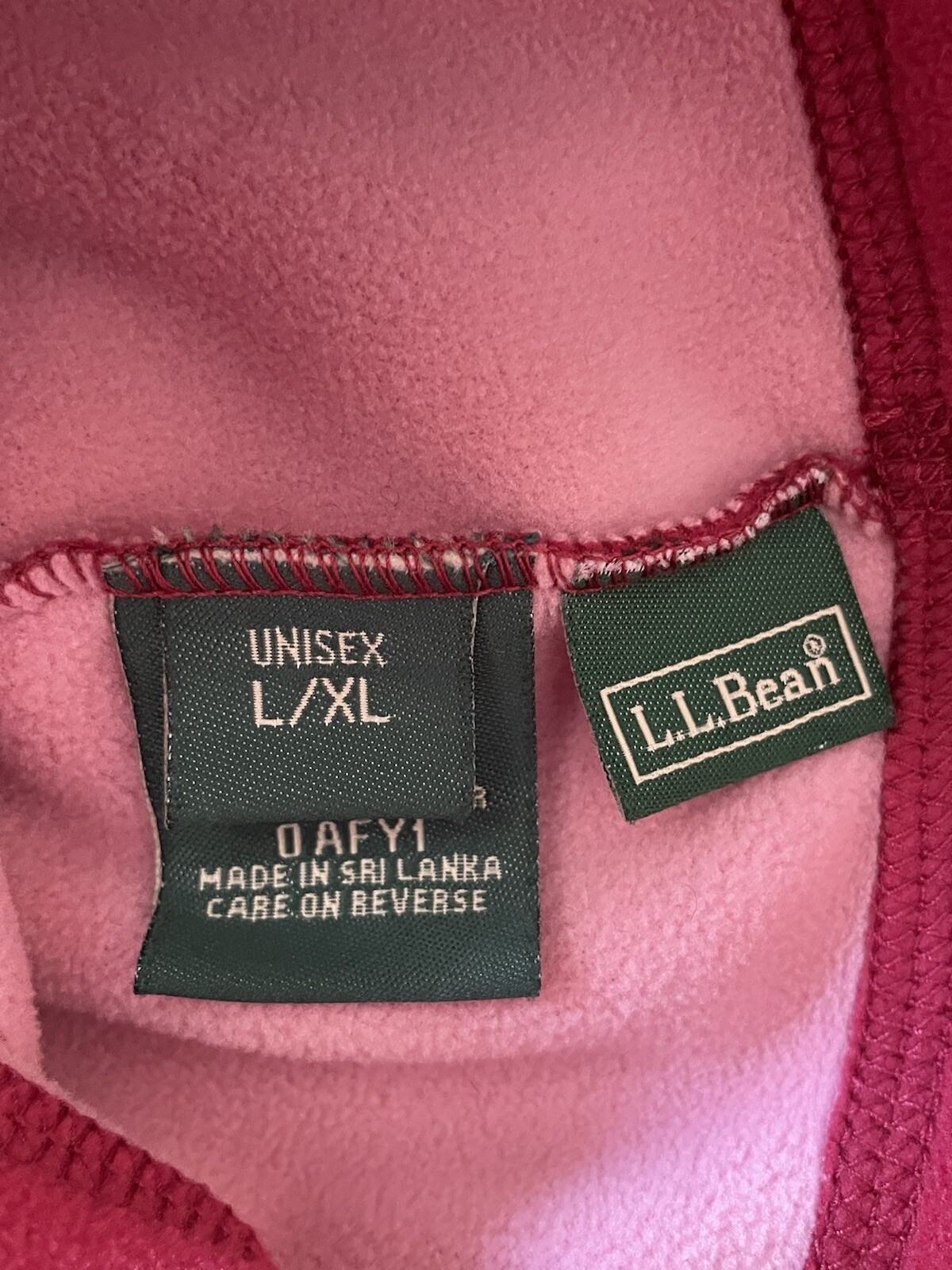 L.L. Bean Beanie w/ Logo Polartec Fleece Beanie Hat Unisex Large/XL