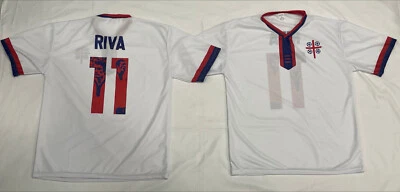 Maglia Fan di Gigi Riva 11 Cagliari Vintage Storica Calcio Rombo Di Tuono