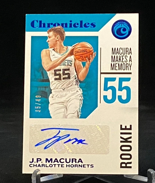 2018-19 Chronicles Rookie Signatures Blue #RJ-JPM J.P. Macura Charlotte /49
