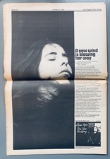 LA FREE PRESS 1969 LAURA NYRO New York Tendaberry Concert Adverts YOGA & DOPE