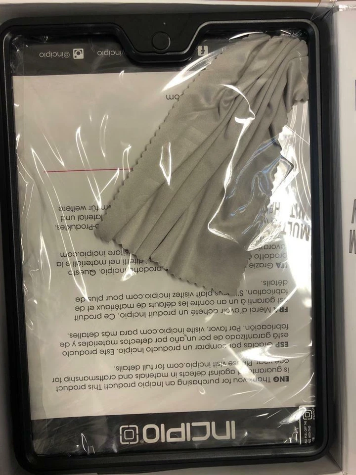 ipad air 1 incipio capture with rotating rugged black case with protector kit - Image 3 of 4