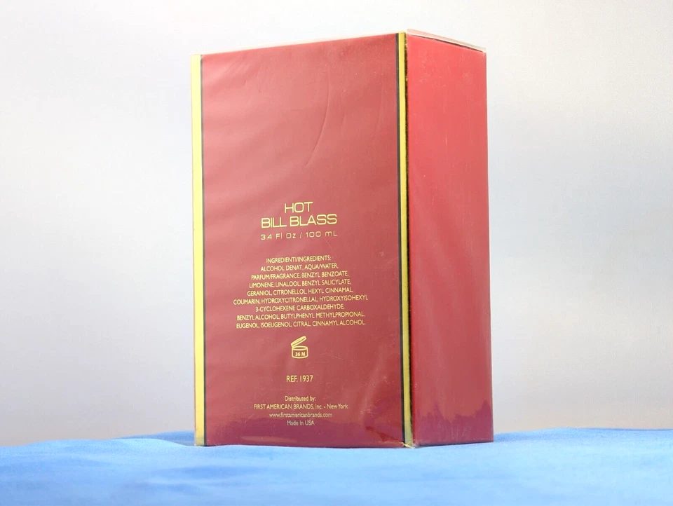 HOT от Bill бас одеколон-спрей мужчин 3,4 жидкой унции - сделано в США - новый и запечатанный - Изображение 2 из 3