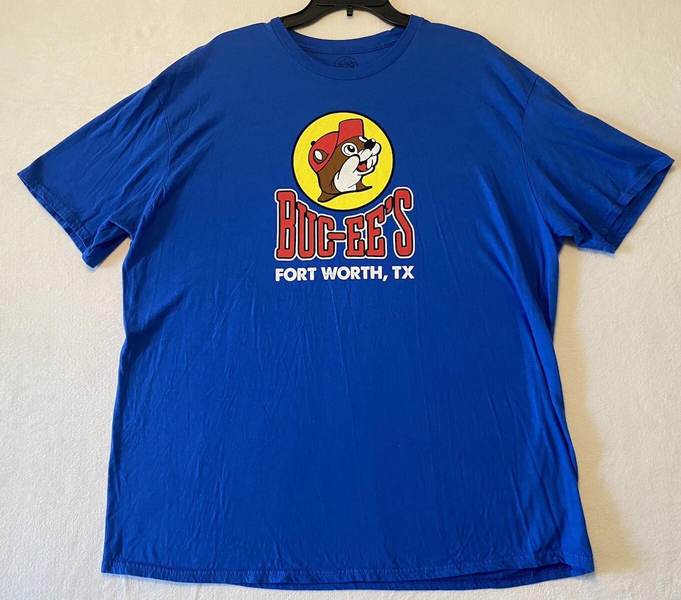 Buc-ee's Bucees T-Shirt Fort Worth, TX Blue Unisex Size 2XL 100% Cotton