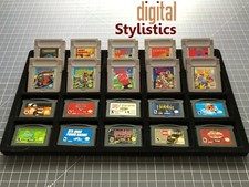 Nintendo Gameboy / GBA Advance Display Tray Case Inserts  Holds 20 Games NEW
