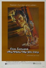 ANY WHICH WAY YOU CAN Movie POSTER 27x40 Clint Eastwood Sondra Locke Ruth Gordon