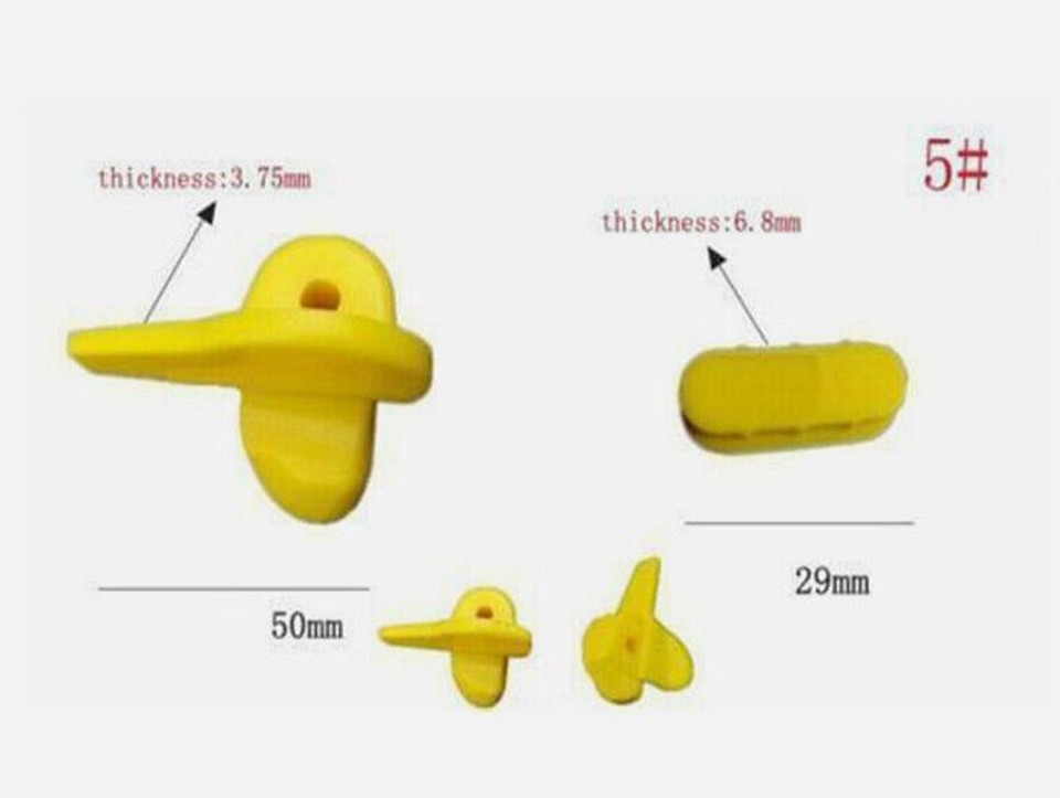 20x Tyre Changer Machine Plastic Mount Demount Duck Head Insert Rim ...