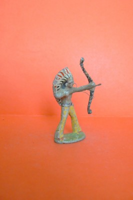 Figurine Quiralu – Chef Indien Et Son Canoé, 1/32, Alu, Made In France