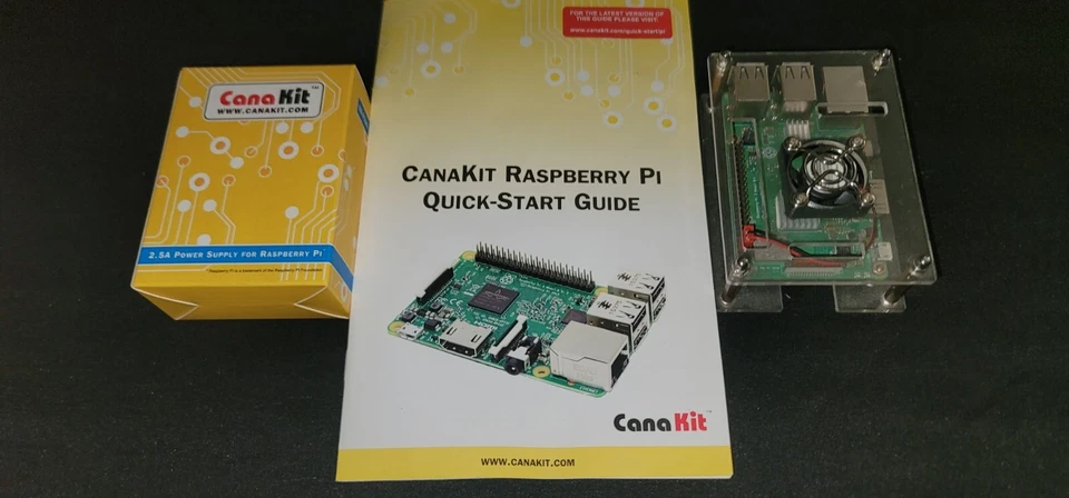 New CanaKit Raspberry Pi 3 Model B and Used Pi 3 Model B With Clear Case & Trans - Image 2 of 4