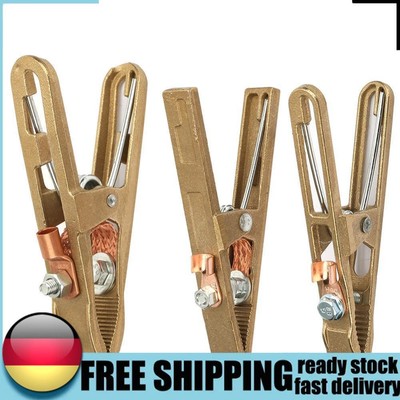 Copper Earth Ground Cable Clip Clamp Welding Manual Welder Electrode Holder Tool