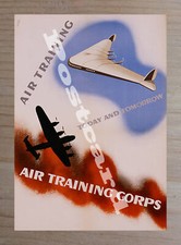 Historic Air Training Corps WWII Advertising Postcard