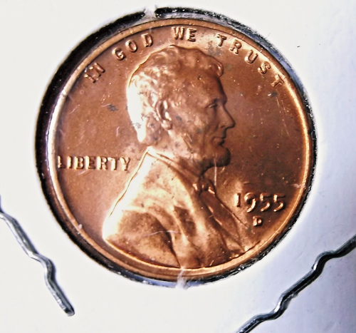 1955 D Lincoln Cent Error #9 - Picture 2 of 3