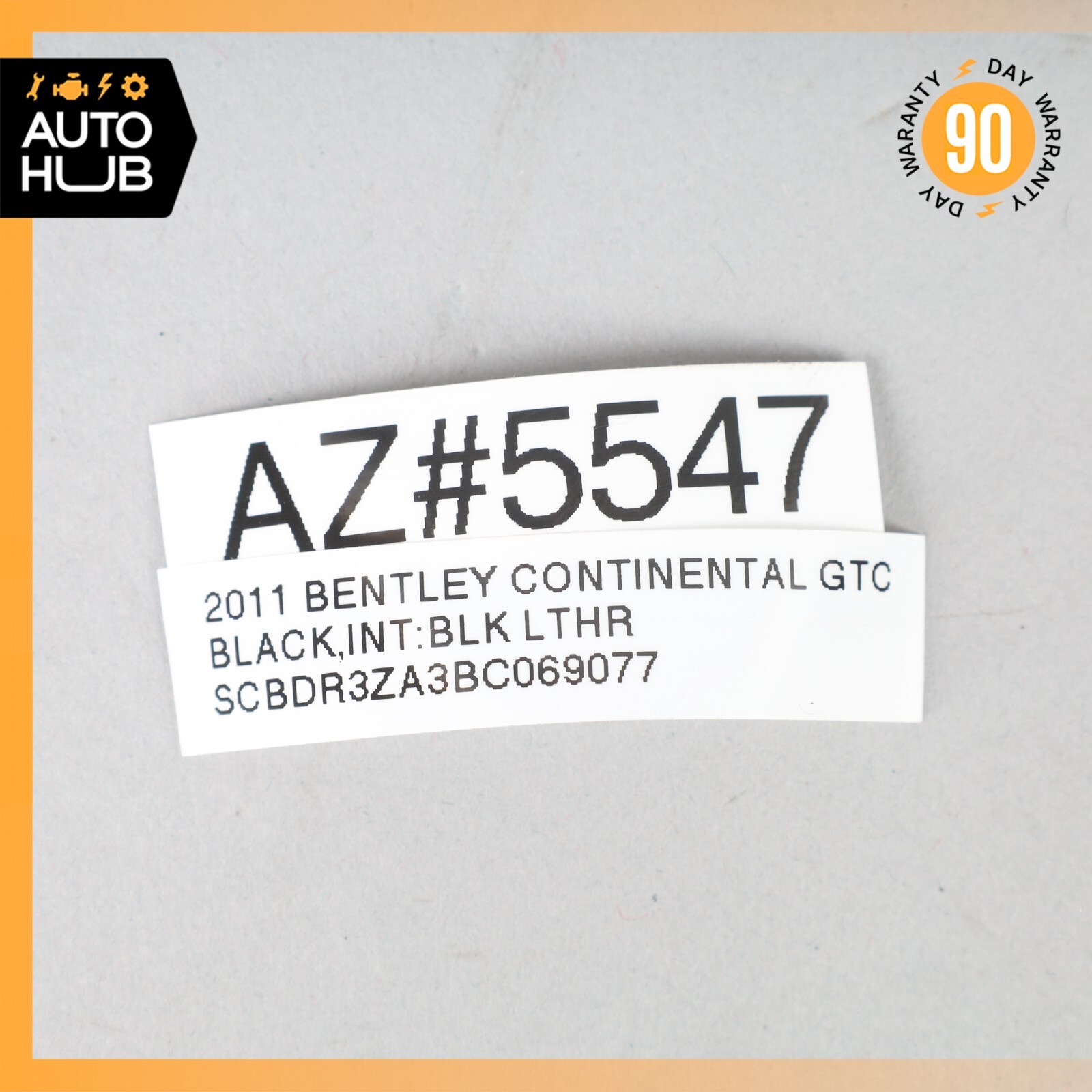 03-18 Bentley Continental GTC GT Flying Spur Ignition Coil Set of 12 OEM 59k