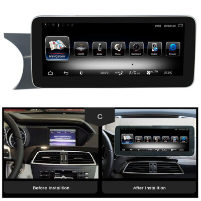 for Benz C W204 2011-2014 Car GPS Navigation Android 10.0 Stereo Radio 4G BT RDS