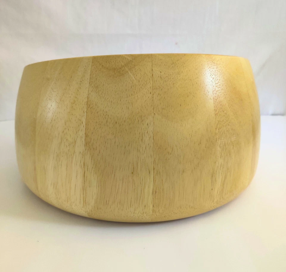 丹斯克木质高/低设计沙拉套装橡胶木 8 件 — 第 3/4 张图片