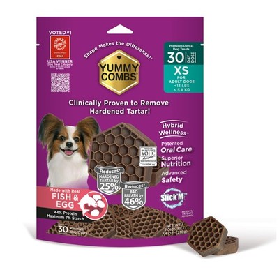 Dog Dental Treats   Fish & Egg Protein   Vet VOHC Approved, Removes Tartar   ...