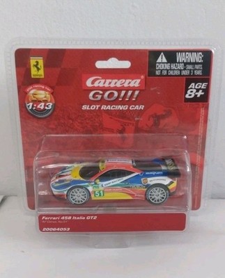 Carrera GO Ferrari 458 Italia GT2 #71 61277 1:43 Slot Car NEW Sealed