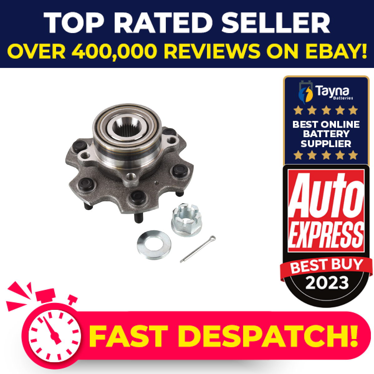 Wheel Bearing Kit fits MITSUBISHI PAJERO Mk3 2.5D Front Left or Right 00 to 06