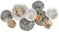 Kobolo Wandbild Dalia Metallbild Wanddeko Wandedekoration Aus Metall Kreise