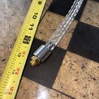 One Fluted Scroll 12”Glass Arm for Crystal Chandelier Lamp Part NOS — photo 1