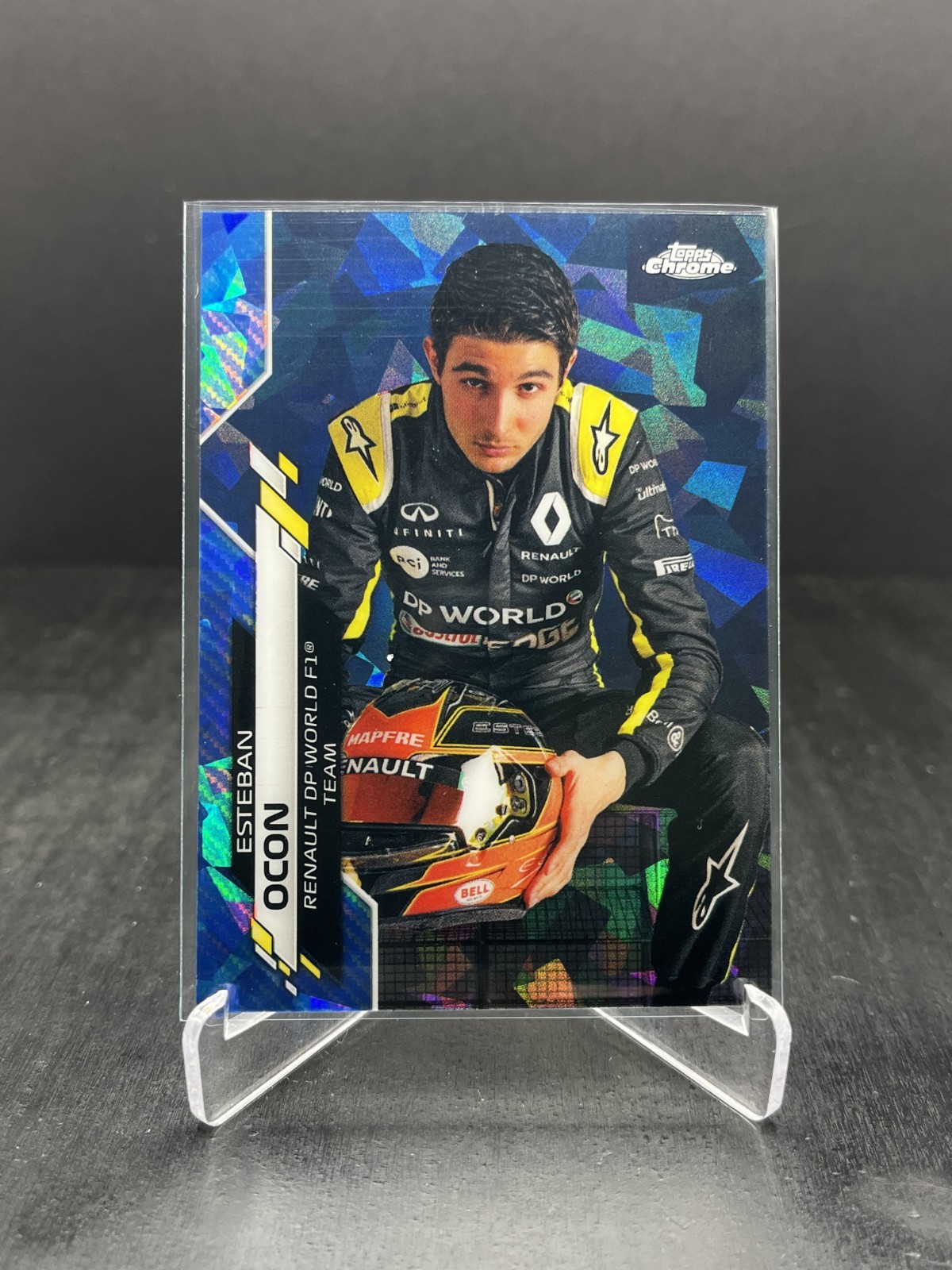 2020 Topps Chrome Sapphire Formula 1 F1 Esteban Ocon Image Variation IV SP #10