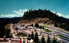 Postcard Great smoky mountains newfound gap, North Carolina, Tennessee