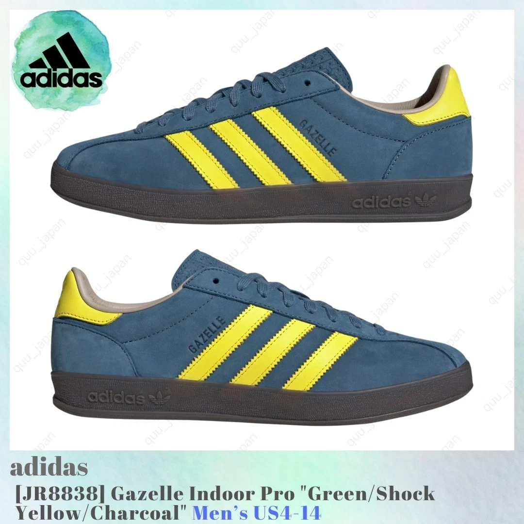 Adidas Originals Gazelle Indoor  Supply Color Shock Yellow JR8838 Men\'s Size 13 Adidas Originals Gazelle Indoor Pro Sup Color Shock Yellow  main image 3