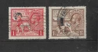 1925 KING GEORGE V BRITISH EMPIRE EXPO 1d RED 1½d BROWN USED  SG 432-433 REF 850