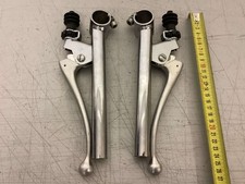 NOS Half Handlebars D. 28 With String Adjusters - Vintage Sport Moped Italje