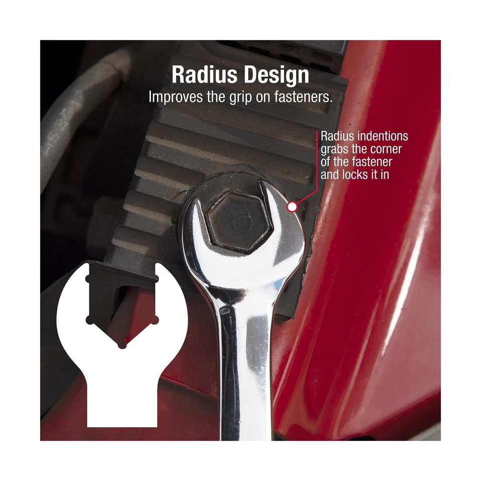 Sunex Tools 9917MPRA Metric V-Groove Combination Wrench Set, 8mm - 32mm, Full... - Image 3 of 4