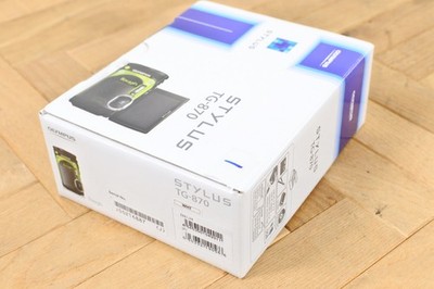 Olympus Stylus TG‑870 White 16MP Tough Digital Camera w/ Box