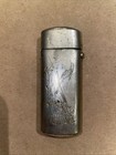Vintage Antique Vesta Sterling Silver Plated Match Safe Fishing Motif RARE!