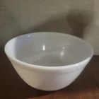 Vintage Pyrex 26 True Opal White Small Mixing Bowl  Unmarked On Bottom