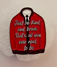 MR. ROGER'S CARDIGAN - ENAMEL PIN-SHIP ALL THE PIN YOU BUY FOR $4.99-VISIT STORE