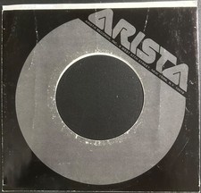 Arista Records black 45rpm commercial/company sleeves: Lot of 4