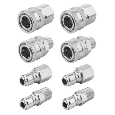 #ad 8 Pack Pressure Washer Quick Connect 3 8 Inch Pressure Washer Fittings Stain... $33.78