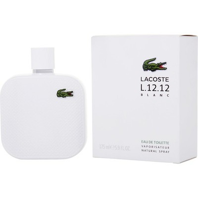 Lacoste L.12.12 Blanc EDT Spray 5.9 oz / 175 ml For Men New In Box