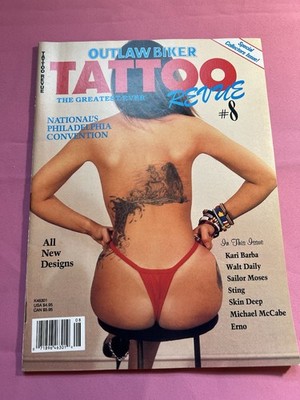 Outlaw Biker s Tattoo Revue - Vol 3, Issue 8 - 1990 - Kari Barba, Erno Tattoo