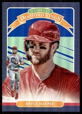 2020 Donruss Holo Blue Bryce Harper Dk #24