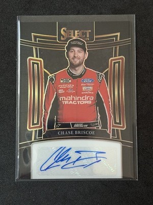 2024 Panini Select - Signatures Chase Briscoe #S-CBE Auto BLACK PRIZM 1/1