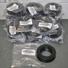 (25) Sellos de drenaje Mustee 65.308, tubo de 2" x 4" OD, sin buje, goma, redondo, negro