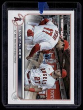 2022 Topps Update #US115 MVP Caliber (Mike Trout / Shohei Ohtani)