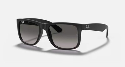Ray Ban Justin 51 Sonnenbrille Light Grey Gradient (schwarz)